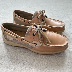 Sperry Top Sider Bluefish Boat Shoes Womens 8.5 Two Eye Leather